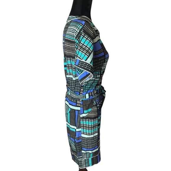 Banana Republic Retro Geometric Color Block Dress - Picture 4 of 10